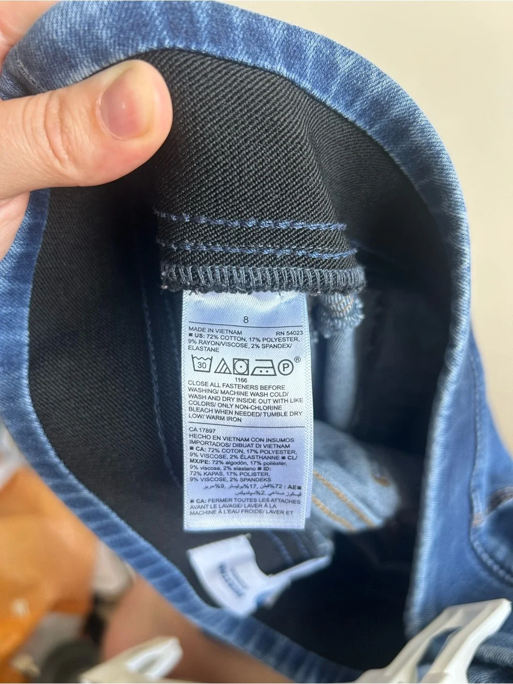 Old Navy Women’s Medium Wash Rockstar Jeggings Jean Leggings Skinny Jeans Size 8